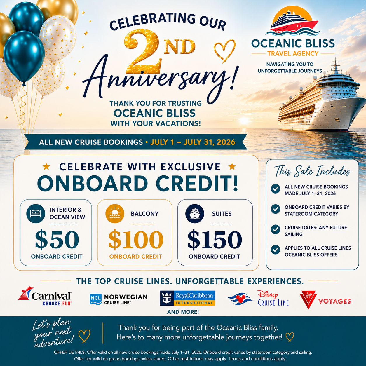 Anniversary 2026 - Website